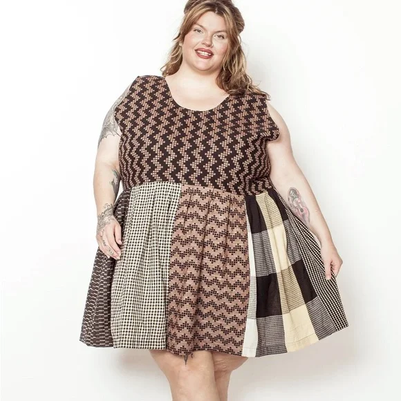 Ace & Jig | Dresses | Ace Jig Multicolor Patchwork Mini Dress | Poshmark